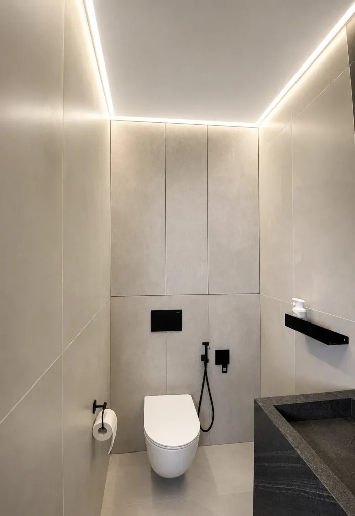 gapless stretch ceiling bathroom surrey