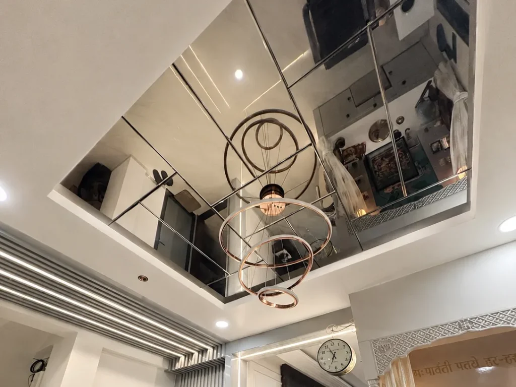 mirror stretch ceiling hallway pendant lighting
