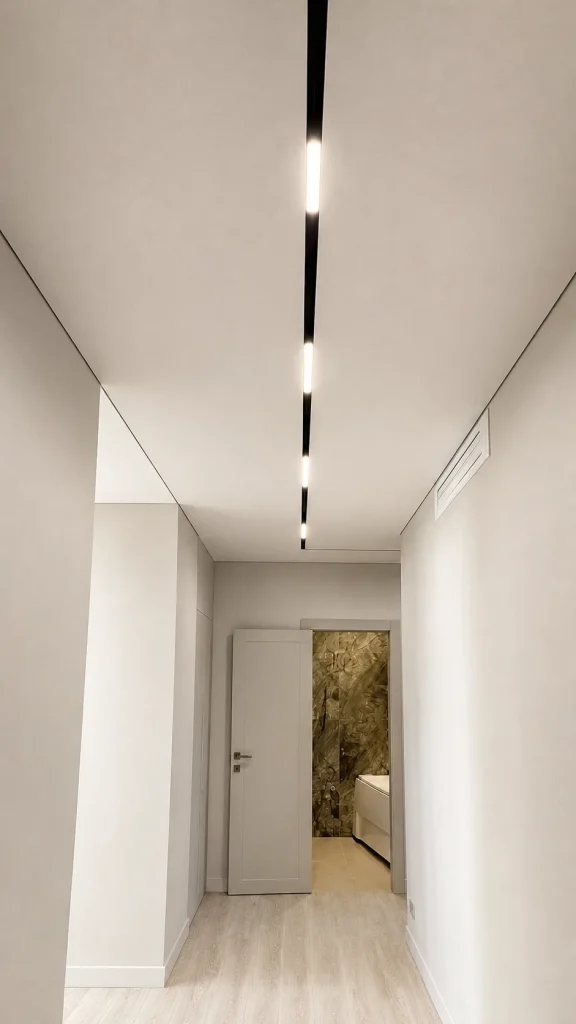 shadow stretch ceiling linear lighting kent